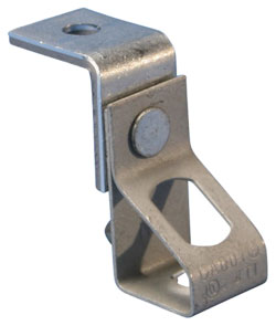 ERICO Thread Install Rod Hanger w/ Angle Bracket - 1/4 - Steel / 6TIB  *PREGALVANIZED