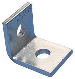 1-1 Hole Angle Bracket - 2 1/4" - Steel / L10000EG *ELECTROGALVANIZED