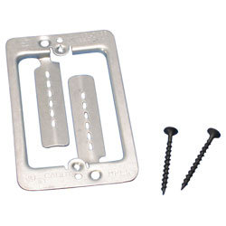 Low Voltage Mounting Plate - 1 Gang - Steel / MPLS *PLAIN