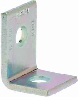 2 Hole Corner Angle Bracket - 90° / Zinc Plated Steel