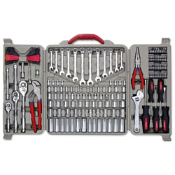 Hand Tools & Socket Set - 1/4", 3/8" & 1/2" - 6 &12 Point / CTK170MP *170 Pc