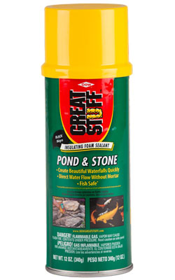 DOW Chemicals Expanding Foam Sealant - Pond & Stone - Black / GREAT STUFF™