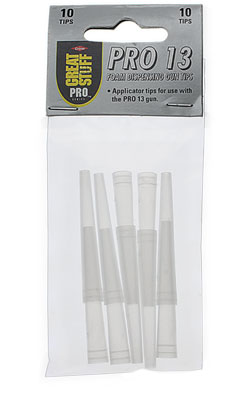 Expanding Foam Dispenser Gun Tips - Cone - 10 Pack / GREAT STUFF PRO™ 13