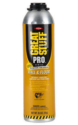 Expanding Foam Adhesive - Wall & Floor - Cream / GREAT STUFF PRO™