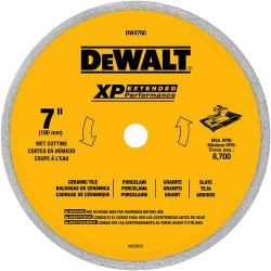 7" x .060" Ceramic Tile Blade Wet