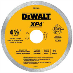 4-1/2" x .060" Porcelain Tile Blade Wet/Dry