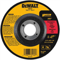 4-1/2" x .045" x 7/8" Metal Cutting Wheel