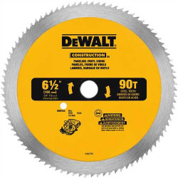 6-1/2" 90T Steel Saw Blade (Vinyl/Panneling)