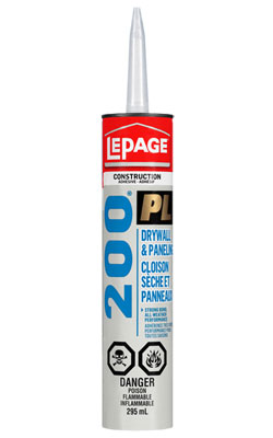 Adhesive - Drywall & Paneling - Cartridge / PL200