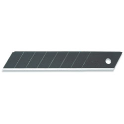 18 mm Black Snap-off Blade - 10 Pack