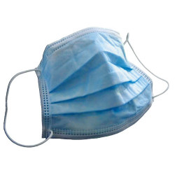 Pleated Face Mask - 3-Ply - Disposable / 70609 (50/BX)