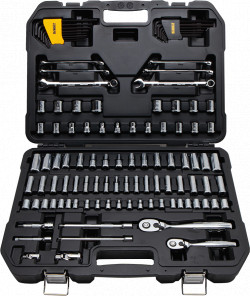 Mechanics Tool Set - 1/4" & 3/8" - Chrome / DWMT72163 (118 PC)