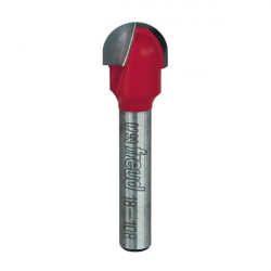 1/4" Radius x 3/8" Round Nose Router Bit - 1/4" Shank