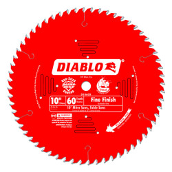 10" x 60 Tooth Fine Finish Saw Blade