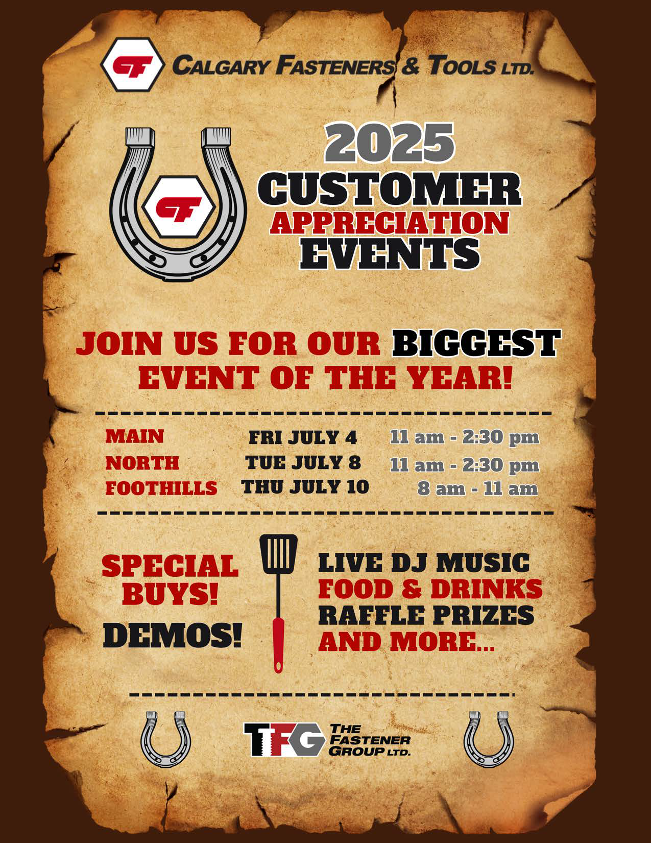 2025 Customer Appreciation Event Invite