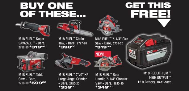 Milwaukee's BIGGEST Deals at Calgary Fasteners & Tools' Cut the Cord Event