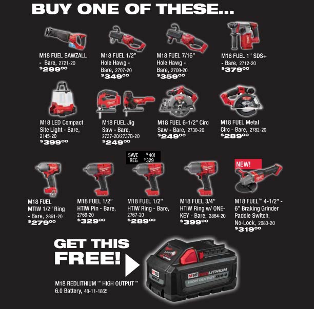 Milwaukee's BIGGEST Deals at Calgary Fasteners & Tools' Cut the Cord Event
