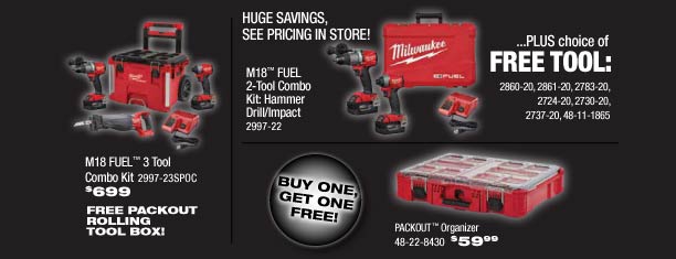 Milwaukee's BIGGEST Deals at Calgary Fasteners & Tools' Cut the Cord Event