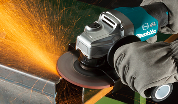 Angle Grinder in Action