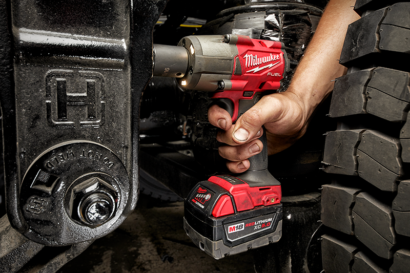 Impact Wrench in Action