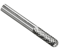 Premium Carbide Burr SC-1 DC 1/4"x5/8"x1/4" BALL NOSE CYL. Double Cut - *TYROLIT