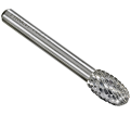 Premium Carbide Burr SE-1 DC 1/4"x3/8"x1/4" OVAL Double Cut - *TYROLIT