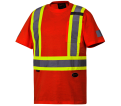 Orange Cotton Safety T-Shirt - M - *PIONEER