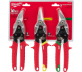 Aviation Snips Set - Left, Straight & Right - Ergonomic / 48-22-4533 (3PC)