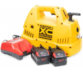 XC1202MB, Cordless Hydraulic Pump, 3/2 Valve, 120 in3 Usable Oil, Batteries and Charger Included, 115V