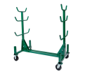 Mobile Conduit and Pipe Rack with 603 casters