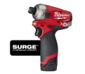 M12 FUEL™ SURGE™ 1/4 in. Hex Hydraulic Driver 2 Battery Kit