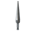 Self-Starting Step Drill Bit, 13 Hole, 1/8" to 1/2" by 1/32"