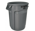 Brute™ Plastic Garbage Can - Grey