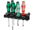 334/368/6 Screwdriver set and rack