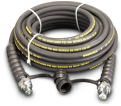 HC9206C, 6 ft., Heavy-duty Rubber High Pressure Hydraulic Hose, .25 in. Internal Diameter