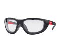 Clear High Performance Safety Glasses with Gasket