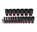 19PC SHOCKWAVE Impact Duty™ 1/2" Drive SAE Deep 6 Point Socket Set