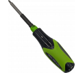 Multibit Ratchet Screwdriver - 15 Tips - Green/Black