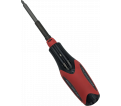 Multibit Ratchet Screwdriver - 15 Tips - Red/Black