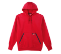 Heavy Duty Pullover Hoodie - Red L