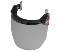 BOLT™ Full Face Shield - Gray Dual Coat Lens (Compatible with Milwaukee® Safety Helmets & Hard Hats)