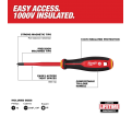 4pc 1000V Insulated Slim Tip Screwdriver Set