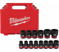 SHOCKWAVE Impact Duty™ 1/2" Drive Metric Standard 6 Point Socket Set - 14PC