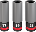 SHOCKWAVE Impact Duty™ 1/2 Drive Metric 3PC Lug Nut Wheel Socket Set