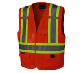 Hi-Viz Orange Safety Vest - S/M - *PIONEER