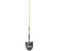 Grizzly Round Point Shovel w/ Long Handle - 61"