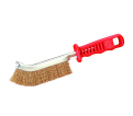 Scratch Brush Plastic Handle 10"x5"x5/8" .012 Wire Stainless - *TYROLIT