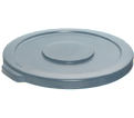 Plastic Garbage Can Lid - Grey