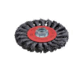 5" - Wire Wheel Brushes - 0.020" Knot-Twisted Wire *For Steel