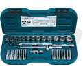 Chrome Socket Set - 1/2" - 6 Point / 13628 *28 Pc